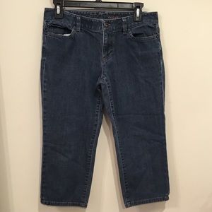 Loft Low-Rise Denim Capris